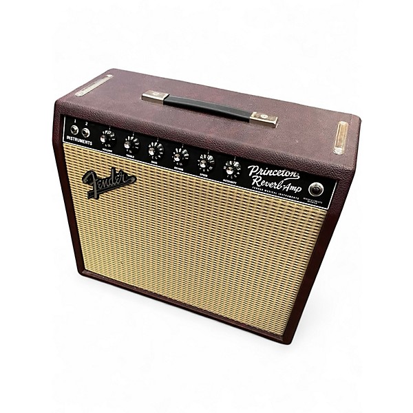Used Fender 65 Princeton Reverb 1x10 15W Tube Guitar Combo Amp