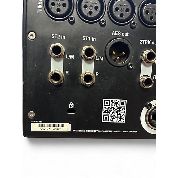 Used Allen & Heath QU24 Digital Mixer