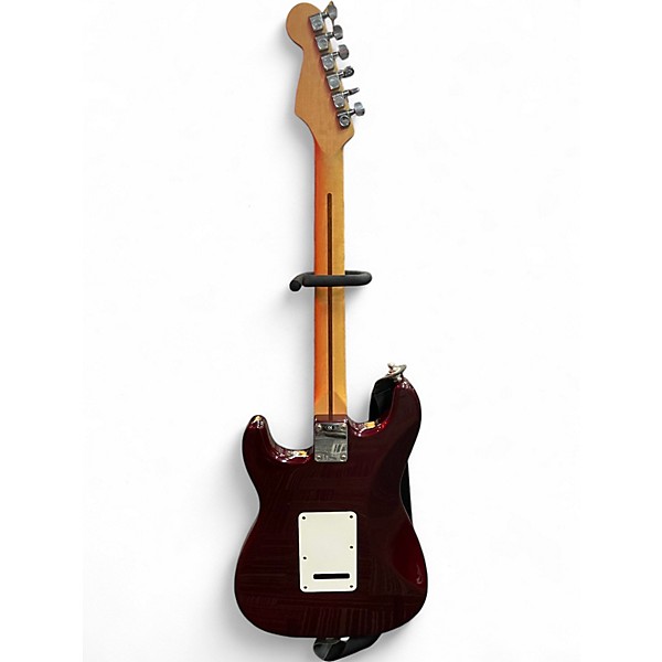 Used Fender Player Stratocaster Burgundy Solid Body Electric Guitar
