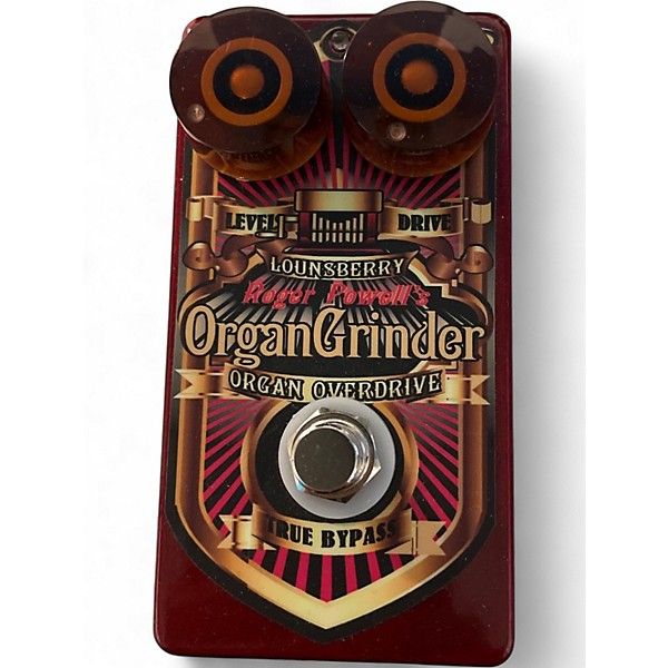 Used Lounsberry Pedals ORGAN GRINDER Effect Pedal
