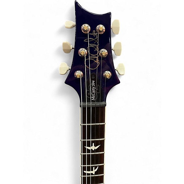 Used PRS S2 McCarty 594 Faded Gray Black Blue Burst Solid Body Electric Guitar
