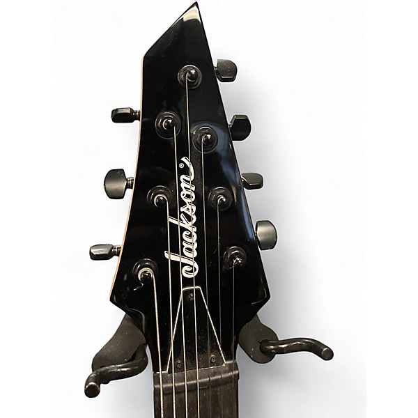 Used Jackson JS23 7-String Black Solid Body Electric Guitar