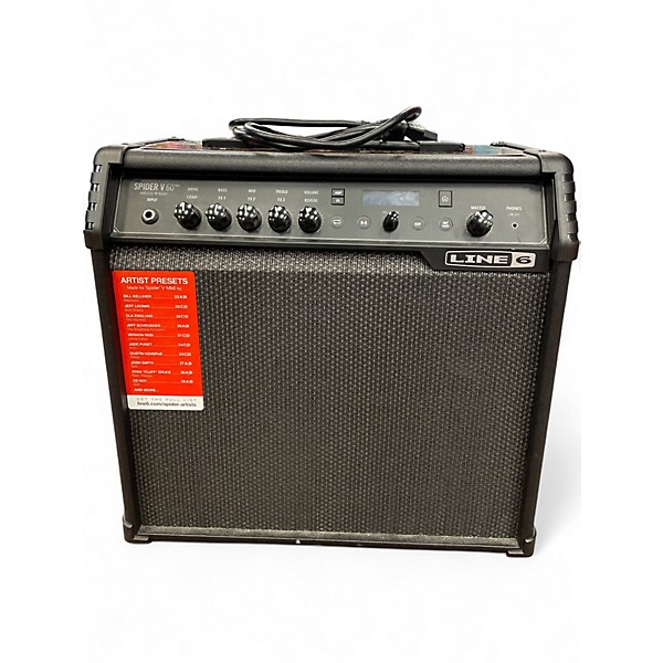 Used Line 6 Spider V 60 1x10 Guitar Combo Amp