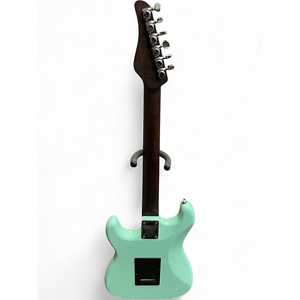 Used 2021 Schecter Guitar Research Nick Johnston USA Signature Stratocaster Surf Green Solid Body Electric Guitar