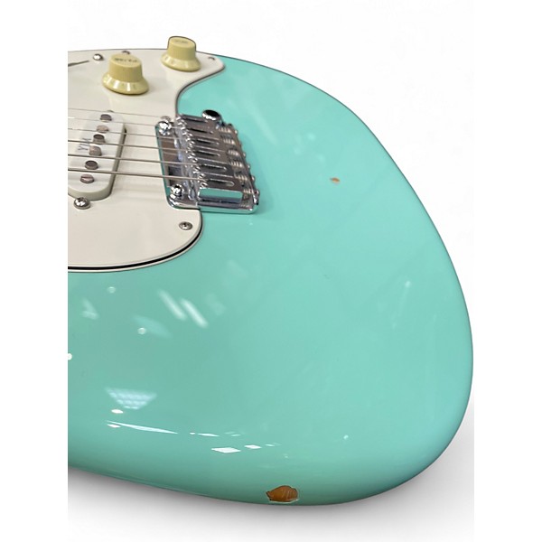 Used 2021 Schecter Guitar Research Nick Johnston USA Signature Stratocaster Surf Green Solid Body Electric Guitar