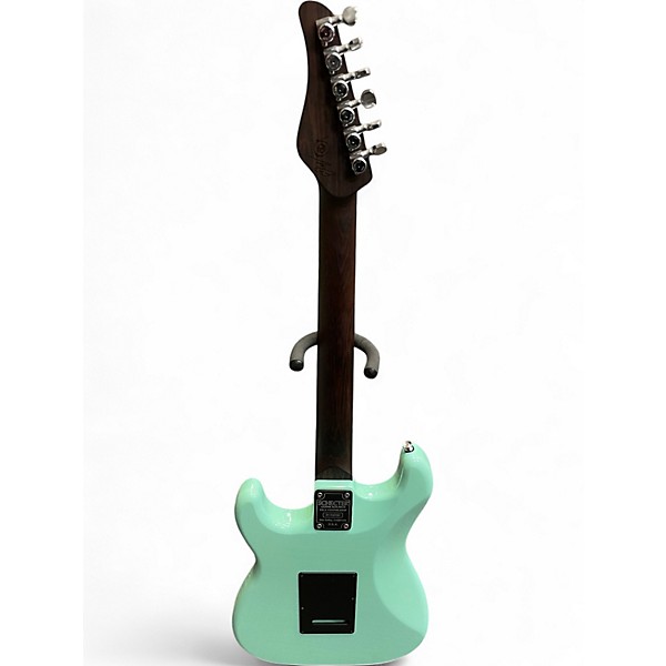 Used 2021 Schecter Guitar Research Nick Johnston USA Signature Stratocaster Surf Green Solid Body Electric Guitar