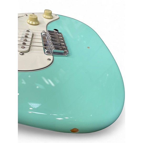 Used 2021 Schecter Guitar Research Nick Johnston USA Signature Stratocaster Surf Green Solid Body Electric Guitar
