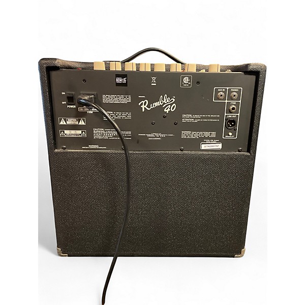 Used Fender Rumble 40 1x10 40W Bass Combo Amp Bass Combo Amp