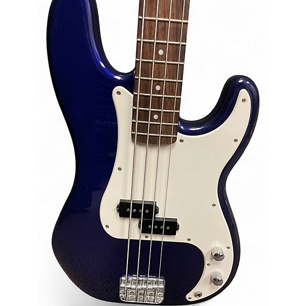 Used 2012 Squier Affinity Precision Bass Purple Electric Bass Guitar
