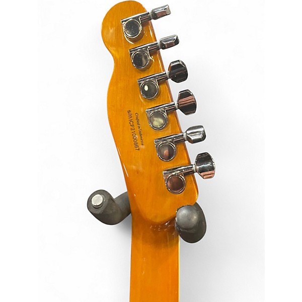 Used Fender Telecaster Custom Yellow Tiger Solid Body Electric Guitar