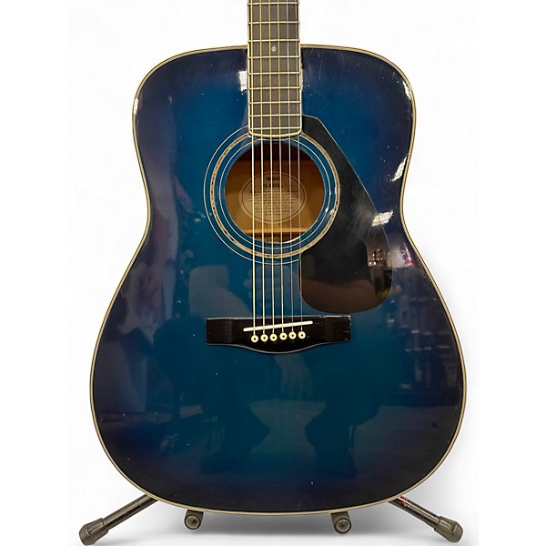 Used Yamaha FG435A Ocean Blue Acoustic Guitar