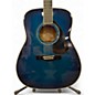 Used Yamaha FG435A Ocean Blue Acoustic Guitar