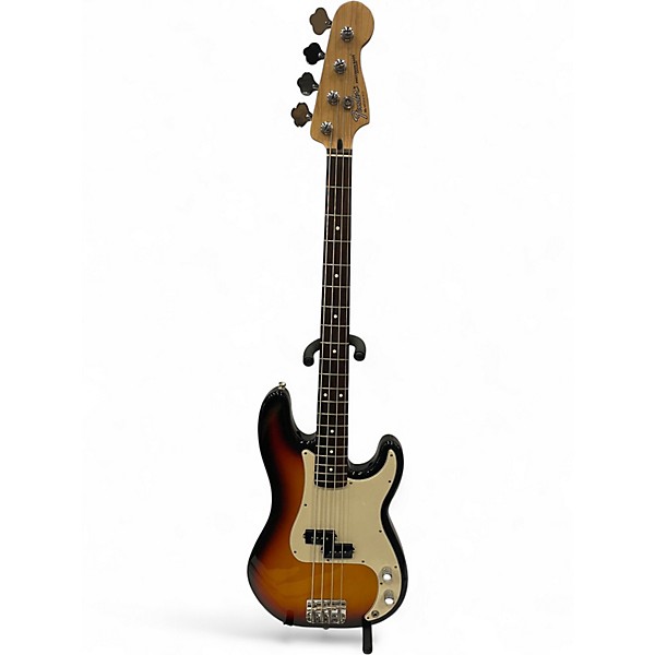 Used 2003 Fender Standard Precision Bass Sunburst Electric Bass Guitar