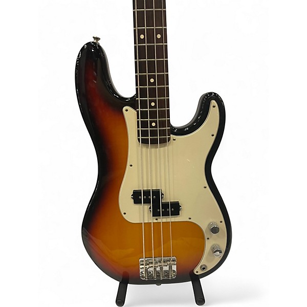 Used 2003 Fender Standard Precision Bass Sunburst Electric Bass Guitar