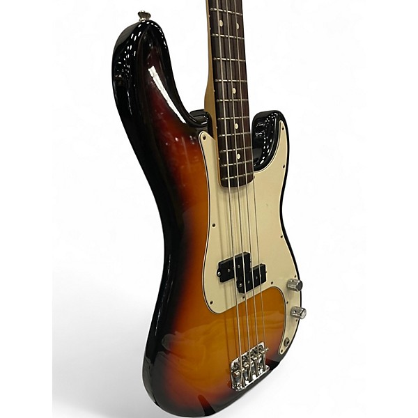Used 2003 Fender Standard Precision Bass Sunburst Electric Bass Guitar