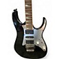 Used Ibanez Rg350 ex Black and Silver Solid Body Electric Guitar