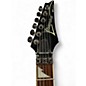Used Ibanez Rg350 ex Black and Silver Solid Body Electric Guitar