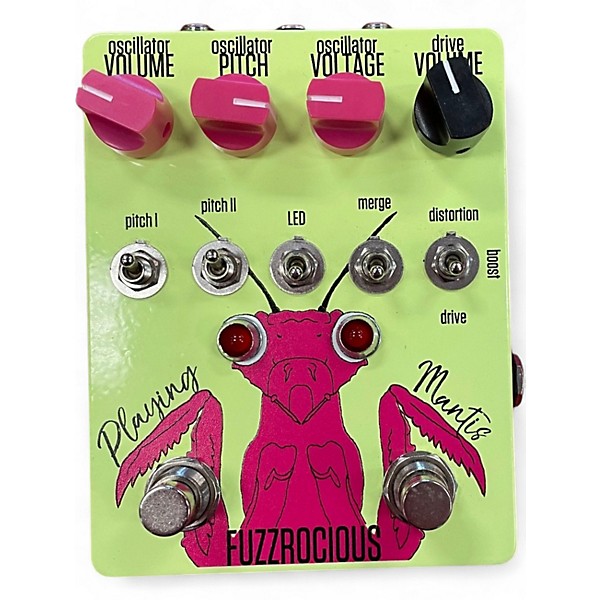 Used Fuzzrocious PLAYING MANTIS Effect Pedal