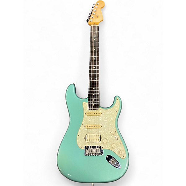 Used 2001 Fender American Fat Stratocaster Texas Special Mystic Surf Green Solid Body Electric Guitar