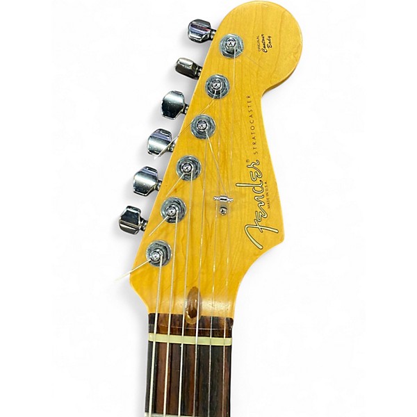 Used 2001 Fender American Fat Stratocaster Texas Special Mystic Surf Green Solid Body Electric Guitar
