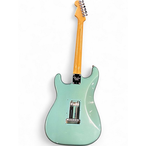 Used 2001 Fender American Fat Stratocaster Texas Special Mystic Surf Green Solid Body Electric Guitar
