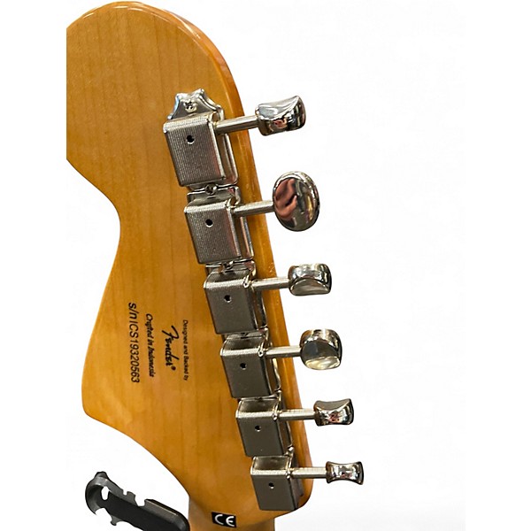 Used Squier JAGUAR 2 Tone Sunburst Solid Body Electric Guitar