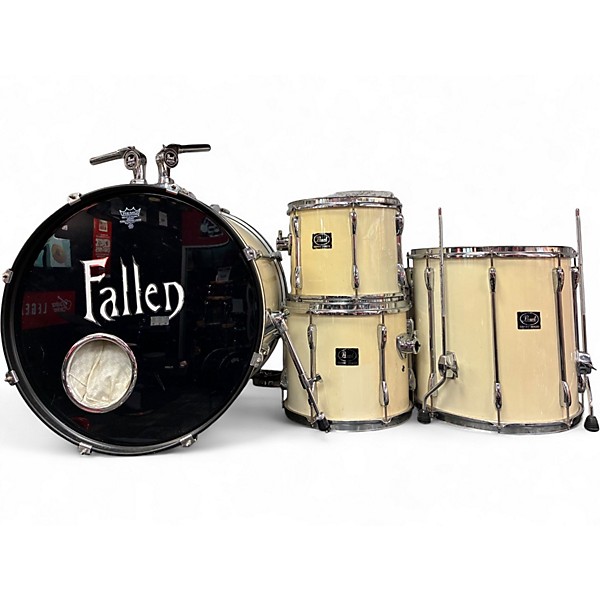 Used Pearl 4 Piece Export White Drum Kit