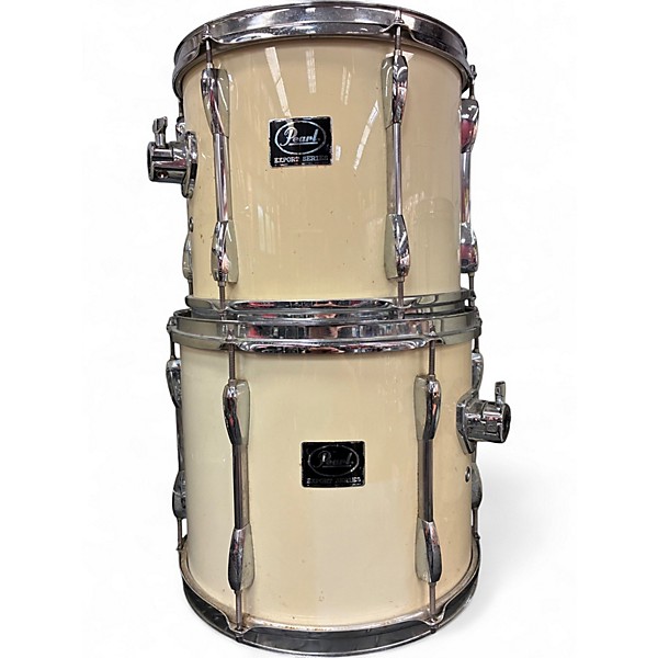 Used Pearl 4 Piece Export White Drum Kit