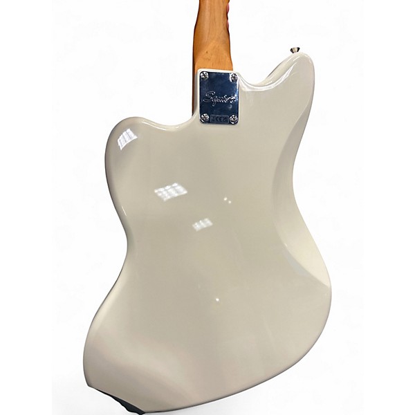 Used Squier J Mascis  Vintage White Solid Body Electric Guitar