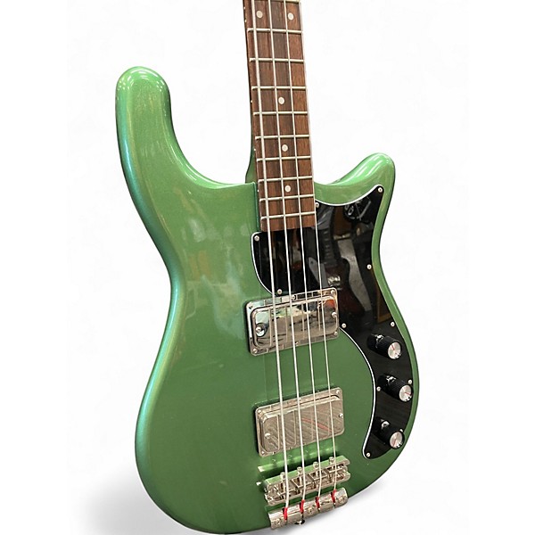 Used Epiphone Embassy Pro Wanderlust Green Metallic Electric Bass Guitar