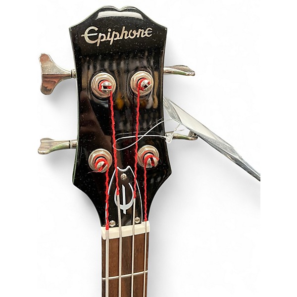 Used Epiphone Embassy Pro Wanderlust Green Metallic Electric Bass Guitar