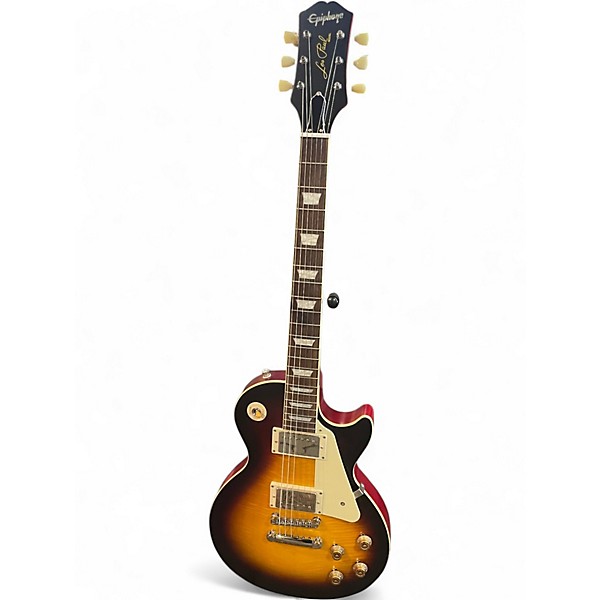 Used 2023 Epiphone 1959 Les Paul Standard Outfit Tobacco Burst Solid Body Electric Guitar