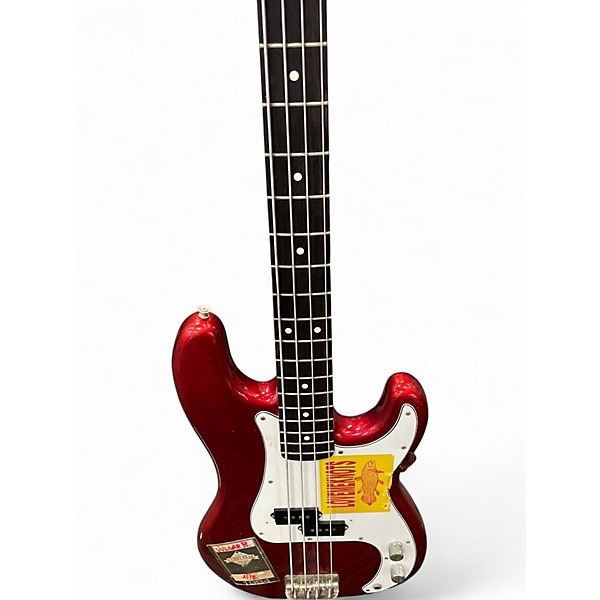 Vintage 1980s Fender 1980s mij bass candy apple red Electric Bass Guitar