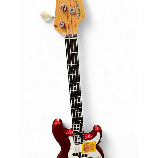 Vintage 1980s Fender 1980s mij bass candy apple red Electric Bass Guitar