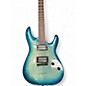 Used Schecter Guitar Research C-6 Elite Ocean Blue Burst Solid Body Electric Guitar