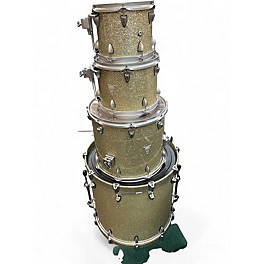Used Orange County Drum & Percussion 4 Piece Newport Series Gold Sparkle Drum Kit