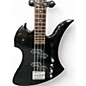 Used B.C. Rich Mockingbird Bass (made in korea) Black Electric Bass Guitar