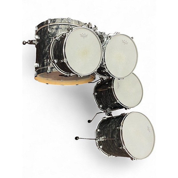 Used TAMA 5 Piece Starclassic bubinga charcoal onyx Drum Kit