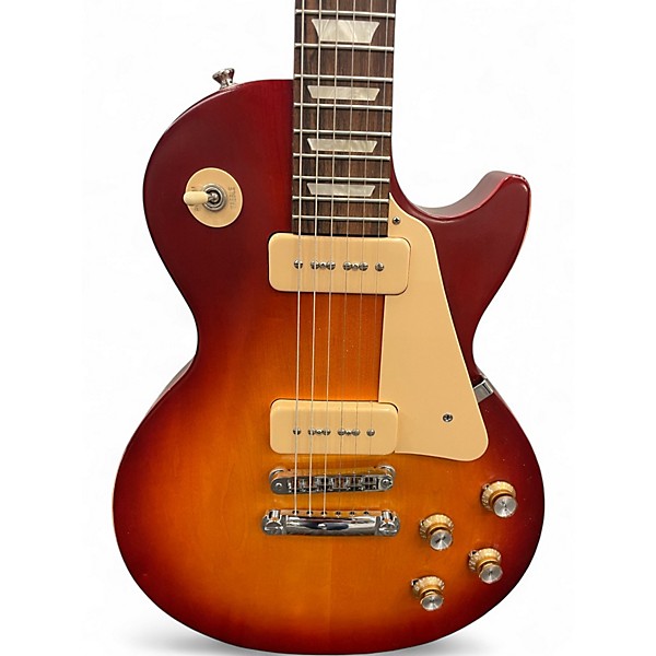 Used Gibson Les Paul Tribute P90s Cherry Sunburst Solid Body Electric Guitar