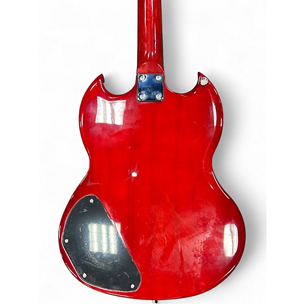 Used Leo Jaymz DOUBLE CUT STANDARD Cherry Solid Body Electric Guitar