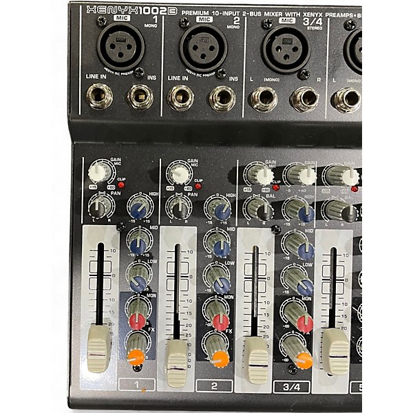 Used Behringer Xenyx 1002B 5-Channel Unpowered Mixer