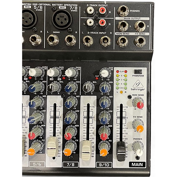 Used Behringer Xenyx 1002B 5-Channel Unpowered Mixer