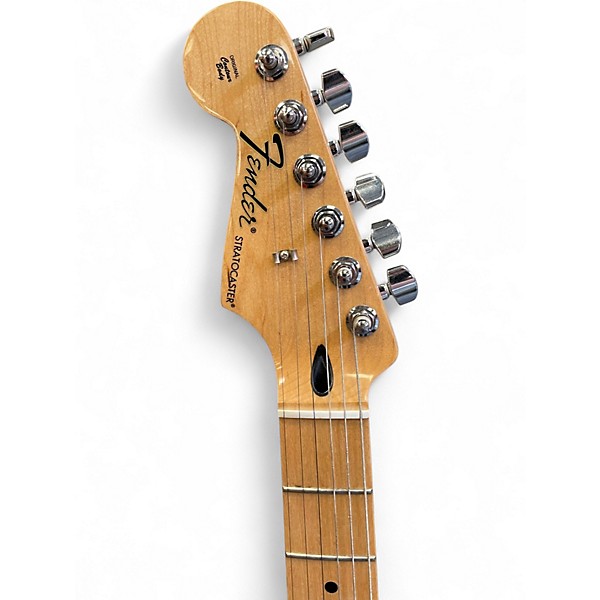 Used 2017 Fender Standard Stratocaster Plus Top Left Handed Aged Cherry Burst Electric Guitar