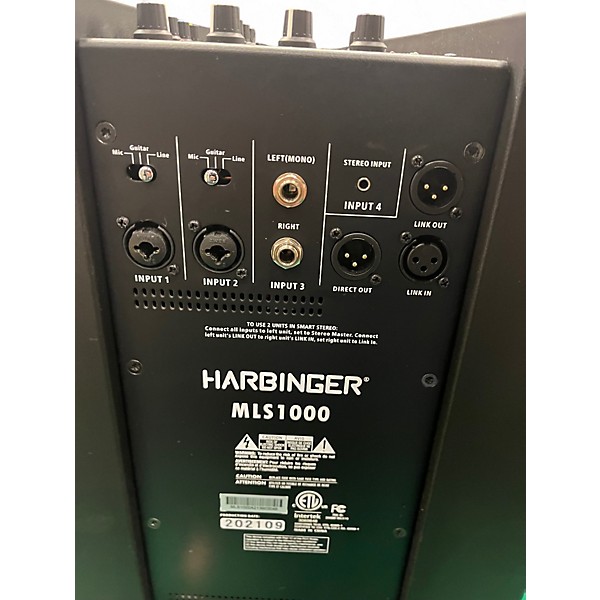 Used Harbinger MLS 1000 Powered Speaker