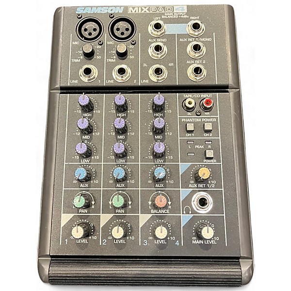 Used Samson Mixpad4 Powered Mixer