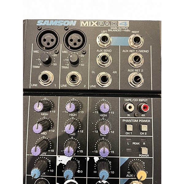 Used Samson Mixpad4 Powered Mixer