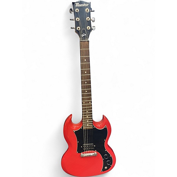 Used Maestro SG Dakota Red Solid Body Electric Guitar