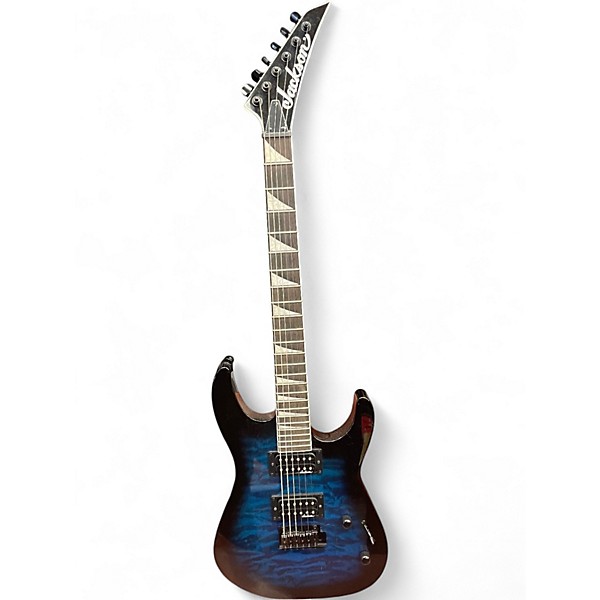 Used Jackson JS20 TRANS GREEN QUILT Solid Body Electric Guitar