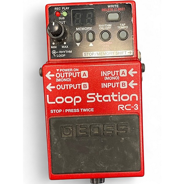Used BOSS RC3 Loop Station Pedal