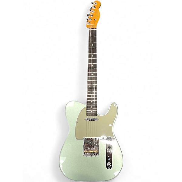 Used Fender American Professional II Telecaster Mystic Surf Green Solid Body Electric Guitar
